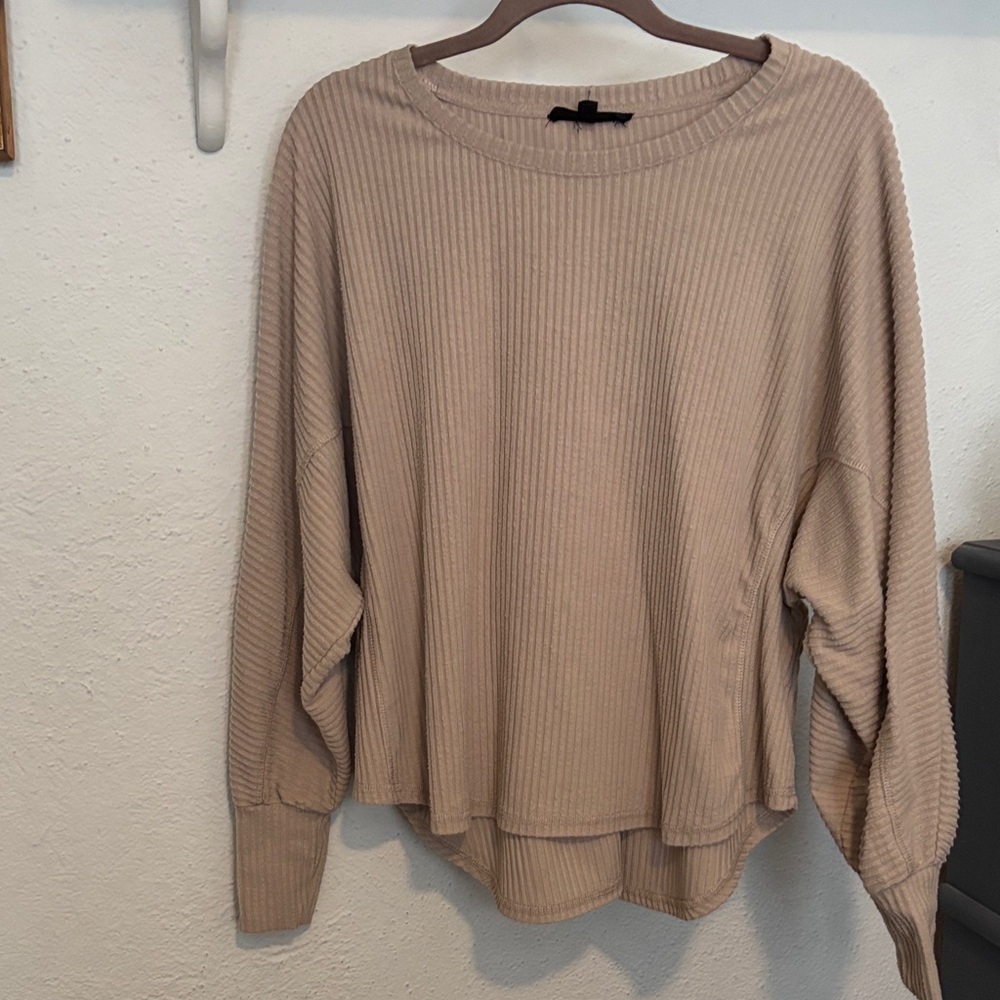June and Delancey Cozy Ribbed Knit Sweater